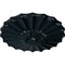 Ekena Millwork Shakuras Ceiling Medallion (Fits Canopies up to 1 3/8"), Hand-Painted Night Shade, 9"OD x 1 3/8"P CM09SHNSF - alternate 2